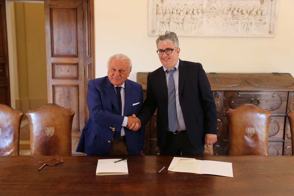 accordo Magnifico Rettore Moriconi e Andrea Cruciani | TeamDev