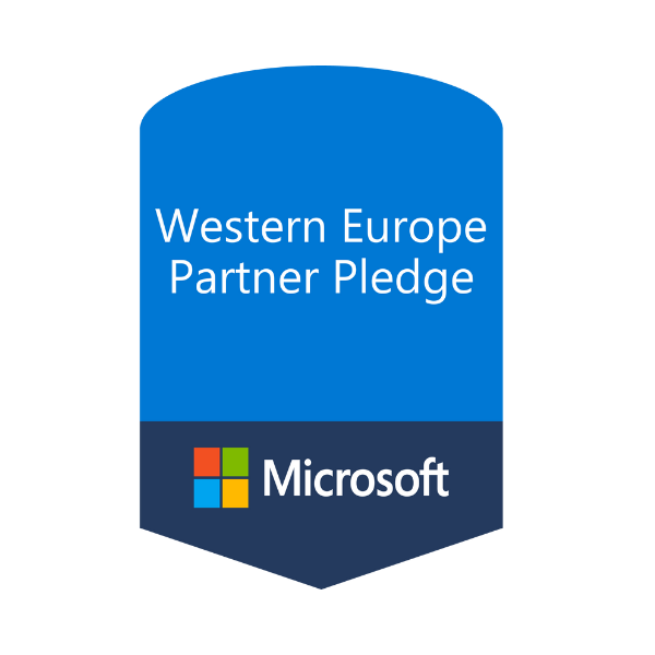 microsoft WE partner pledge badge