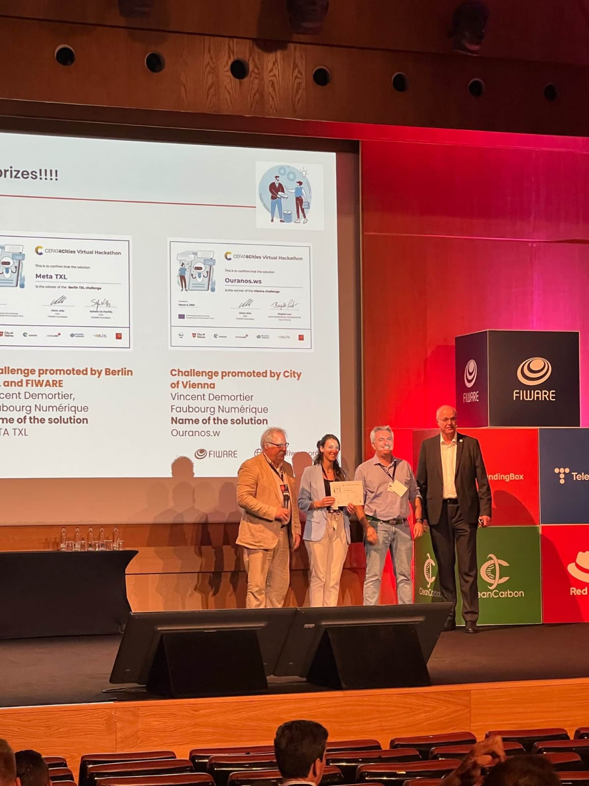 premiazione fiware global summit