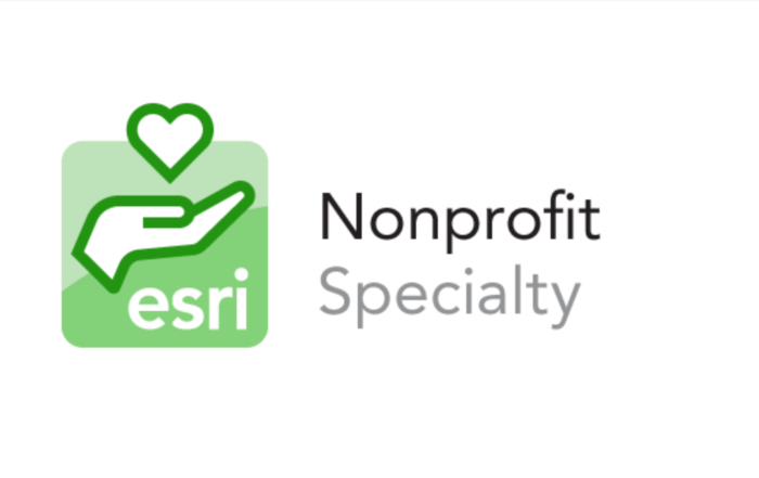 Logo Esri nonprofit specialty