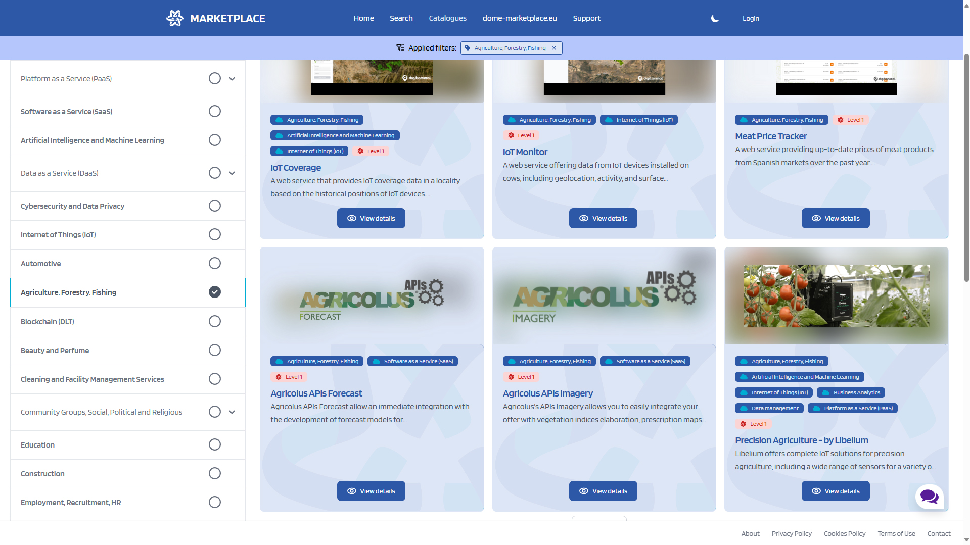agricolus teamdev dome marketplace screenshot agricolus teamdev dome marketplace screenshot